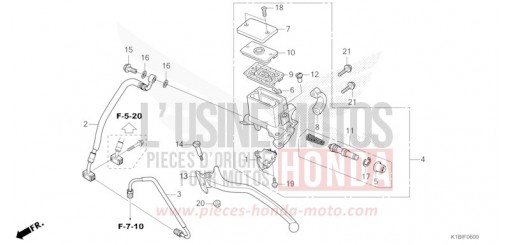 REAR BRAKE MASTER CYLINDER NSS350AST de 2026